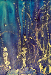 Obraz premium Alcohol ink art.Mixing liquid paints. Modern, abstract colorful background, wallpaper. Marble texture.Translucent colors