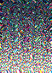 Fototapeta premium Powerful colorful