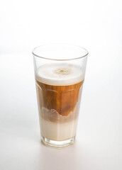 Cafe con leche estilo italiano