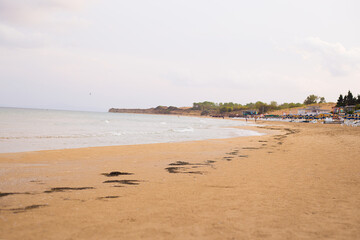 Beautiful sea and sandy beaches of Bulgaria, Nessebar
