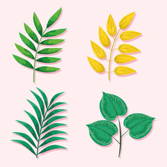 four set leafs