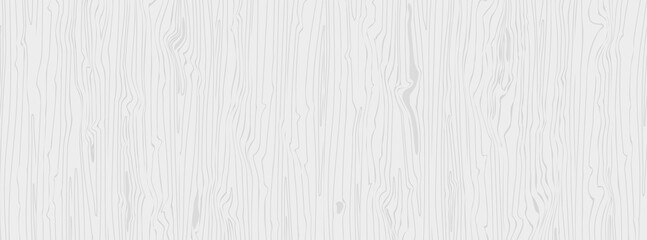 Wooden light gray vector texture. Abstract natural grain textured long banner background