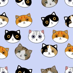 pattern with cats