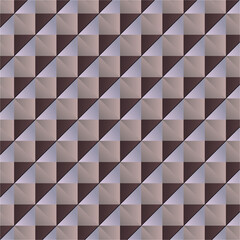 Fototapeta premium Abstract vector background. Dark and light brown triangles and squares.