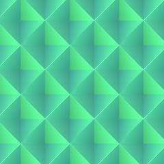 Abstract vector background.Shiny neon green cubes.
