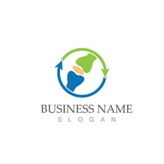 bone logo vector template