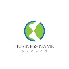 bone logo vector template