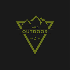 Outdoor And Adventure Logo Design Template