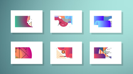 Template brochures, flyers, business presentations. Modern flat line style.