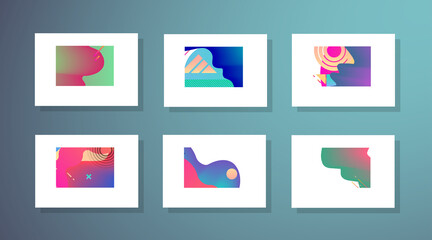 Template brochures, flyers, business presentations. Modern flat line style.