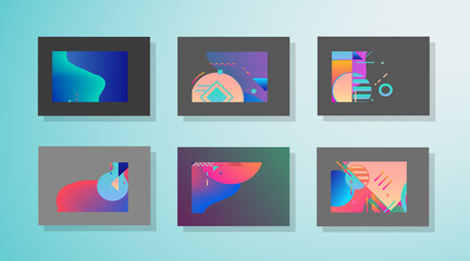 Template brochures, flyers, business presentations. Modern flat line style.