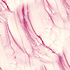Alcohol ink pink seamless background. Ink colors