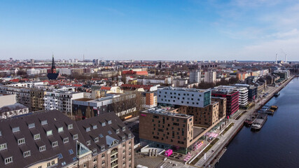 The banks of River Spree in Berlin - urban photography