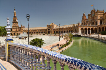 Fototapeta premium View of Plaza de Espana in Seville 1