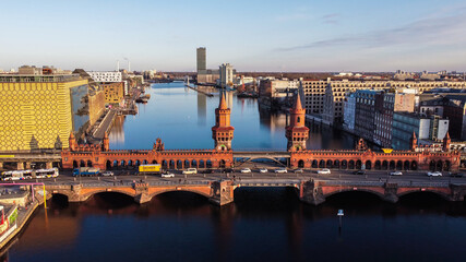 River Spree in the city of Berlin - urban photography