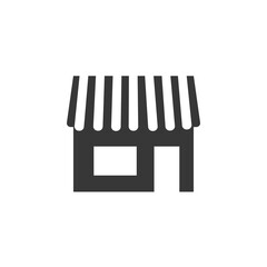store icon. Simple filled store vector