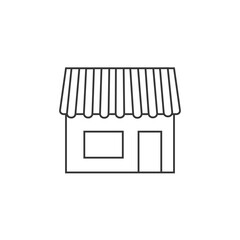 Online store icon, online shop, store symbol