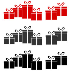 gift icon, vector best flat icon set