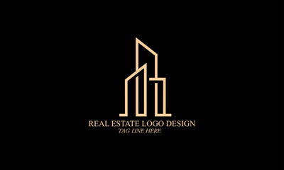 real estate logo design construction . 