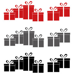 gift icon, vector best flat icon set