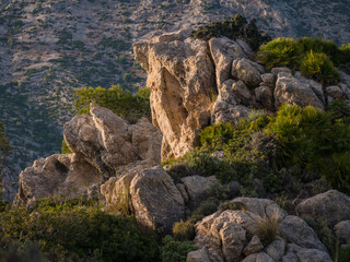 view of the mountain on Mallorca, Balearic Island, Spain