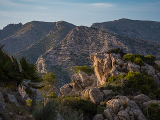 Obraz premium view of the mountain on Mallorca, Balearic Island, Spain
