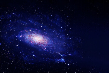 Galaxy background with stars. Elements of this image were furnished by NASA.