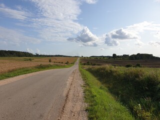 road in the countryside