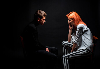 Cool fashionable couple