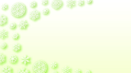 Abstract Background Winter With Snowflakes Shadows Vector Design Style Template