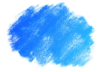 青の水彩の筆の跡、背景素材、テクスチャ