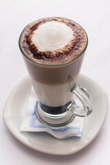 cup of cappuccino