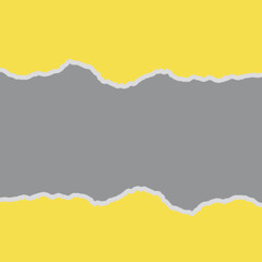 The Yellow And Grey Striped Pattern Background, Broken Paper Abstract