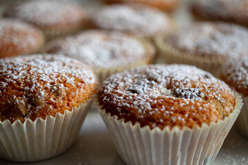 muffin con gocce di cioccolato piccola pasticceria