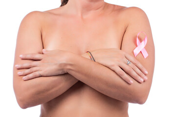 woman Breast self examination