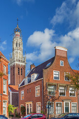 Tower of the Bakenesserkerk, Haarlem, Netherlands
