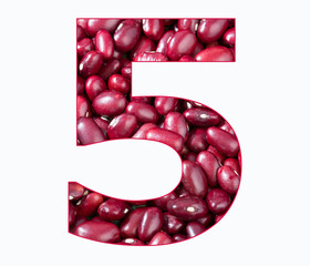 Number 5 - Red adzuki bean - Phaseolus vulgaris
