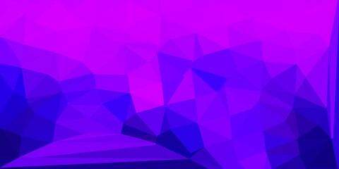 Light purple, pink vector gradient polygon layout.