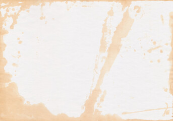 tea natural dyed paper textured background with splashes