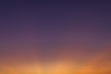 Evening sky with colorful sunlight cloud on twilight, Dusk sky.
