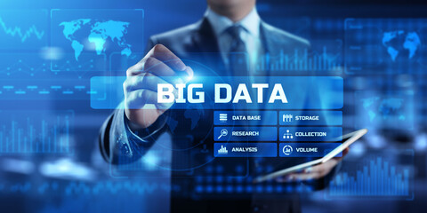 Big Data Science Analytics Analysis Business Technology Concept.