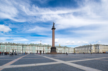 The Winter Palace in Saint-Petersburg, Russia