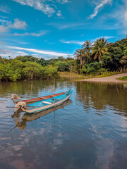 beautiful lake at bahia brazil