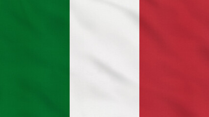 Italy Crumpled Fabric Flag. Italy Flag, Europe Flags, Italy Banner. Celebration. Flag Day. Patriots. Surface Texture. Background Fabric.