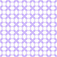 Abstract Seamless Pattern Purple Doodle Geometric Figures Background Vector