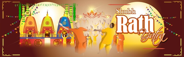 vector illustration for Dandia night means Dandiya night ,illustration is showing man and woman performing Dandia dance with beautiful night backdrop