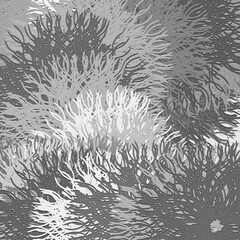 Abstract pattern with ornamental brushes splashes. Modern abstract design for wallpapers, carpet, cover fabric, interior decor and other users