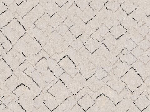 Background in the form of a carpet in the berber style. Black stripes on a beige background. Seamless pattern 