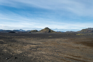 Fototapeta na wymiar Landscape in the Landmannalaugar, Fjallabak Nature Reserve, Iceland, Europe