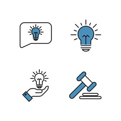 copyrighting set icon, isolated copyrighting set sign icon, vector illustration